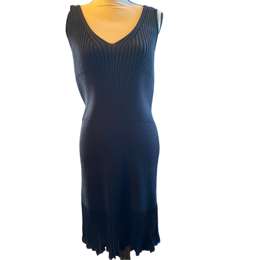 Rag & Bone Women’s (M) Ribbed Knit Black Dress